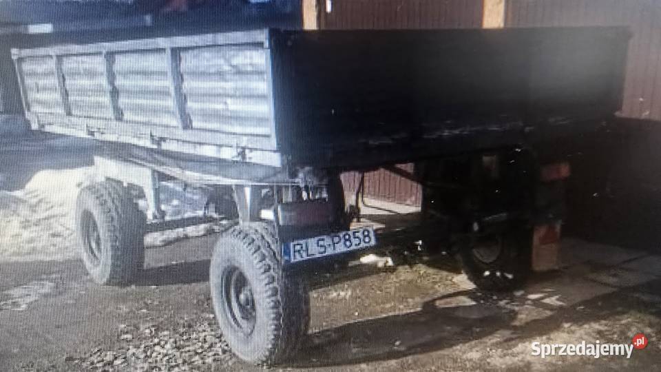 Przyczepa wywrotka d47 Autosan zarejestrowana Lesko