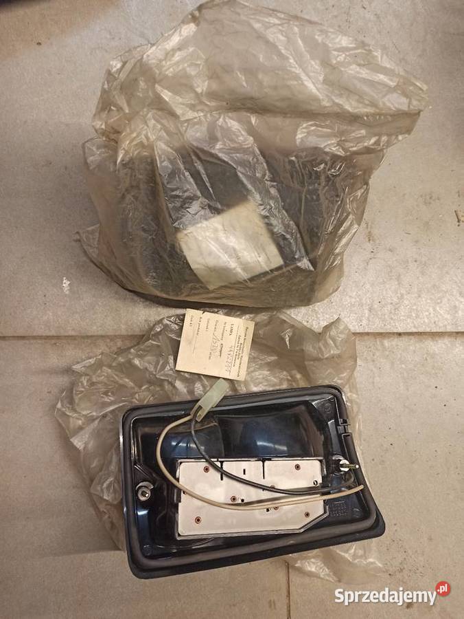 Komplet lamp fiat 126p Maluch Black silwer Red Lampy tylne Mielec