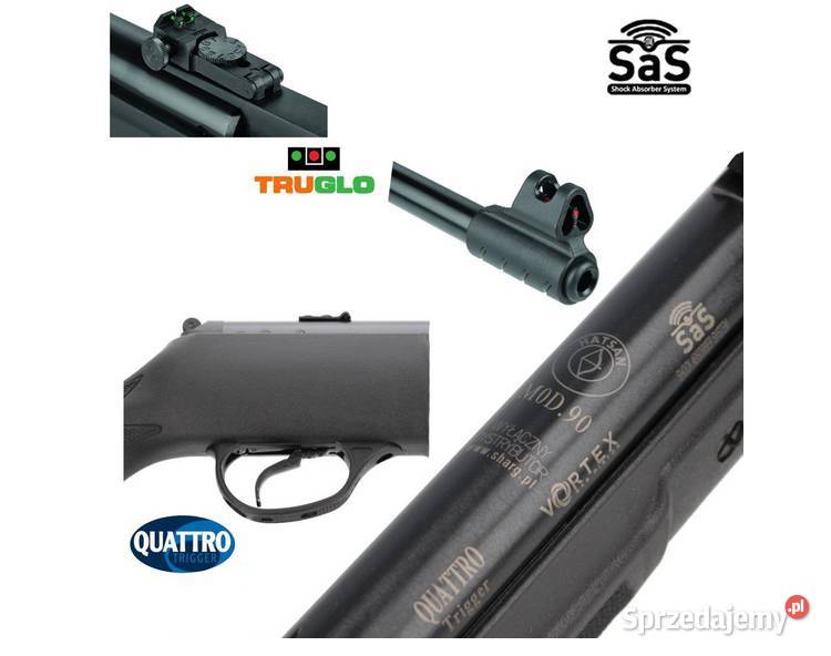 Wiatrówka Hatsan 90 Vortex sprężyna gazowa 45 mm Przyłęki sprzedam
