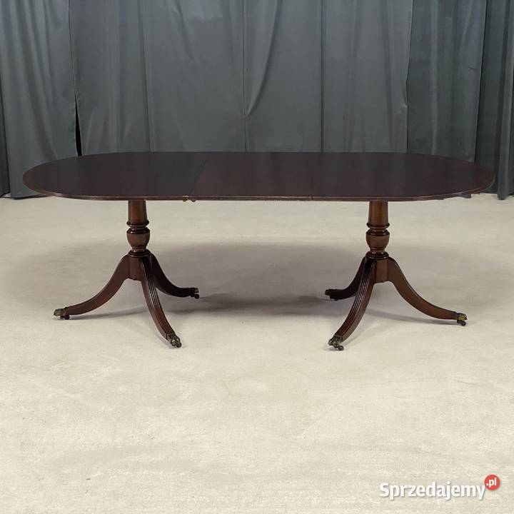 Stół mahoniowy rozkładany klasyczny antyk Budno