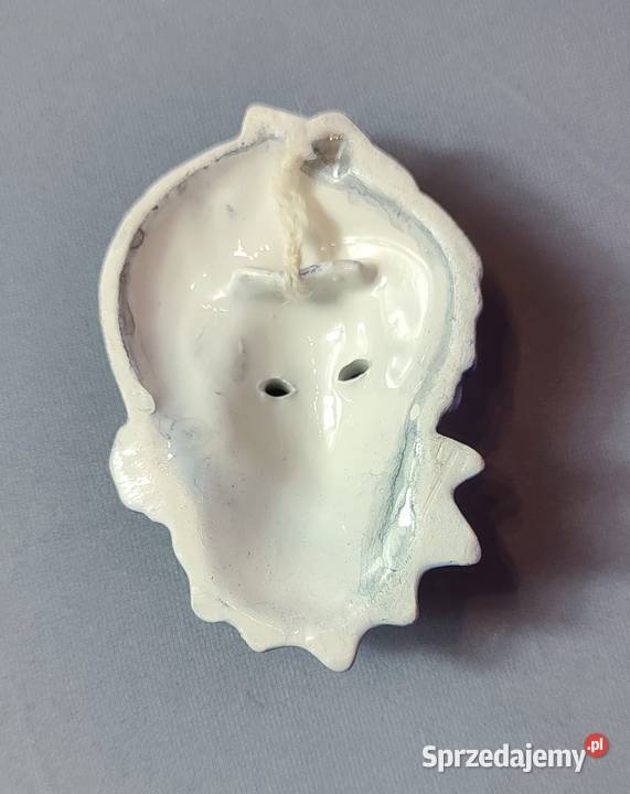 Maska wenecka ceramiczna do zawieszenia na Jasień