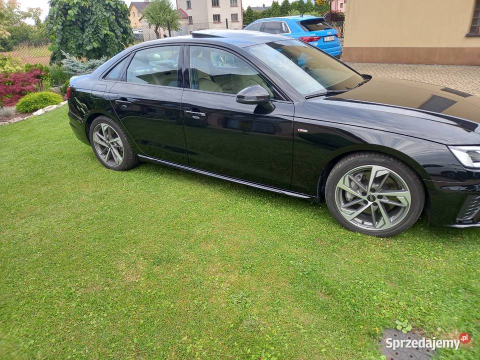 Audi A4 45 TFSI mHEV Quattro Black Edition S Rok produkcji 2021 Rybarzowice