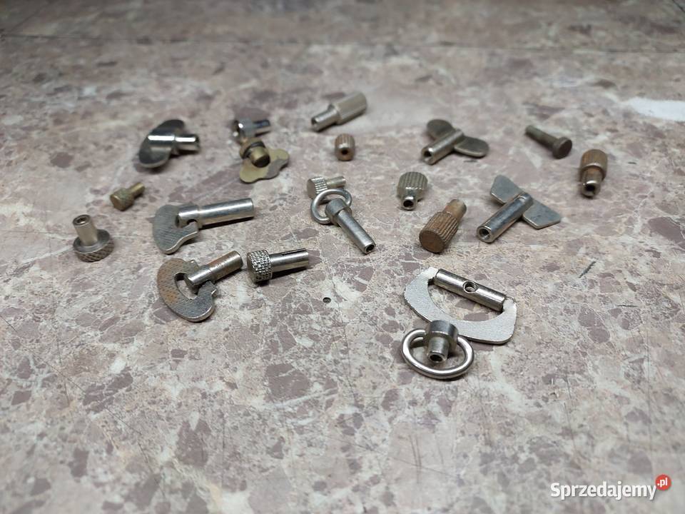 Klucze kluczyki pokrętła do starych budzików pomorskie Tczew