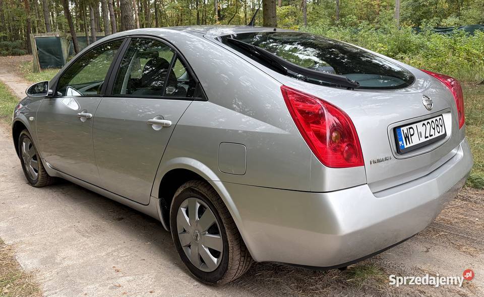 Nissan Primera 16 Benzyna Salon Bezwypadkowy VAT marża Warszawa