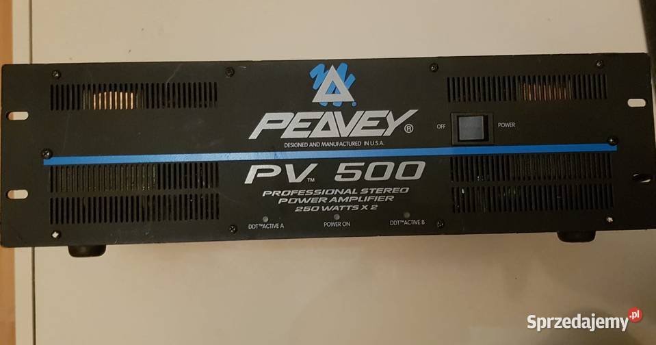 Końcówka mocy Peavey PV500 USA 250W