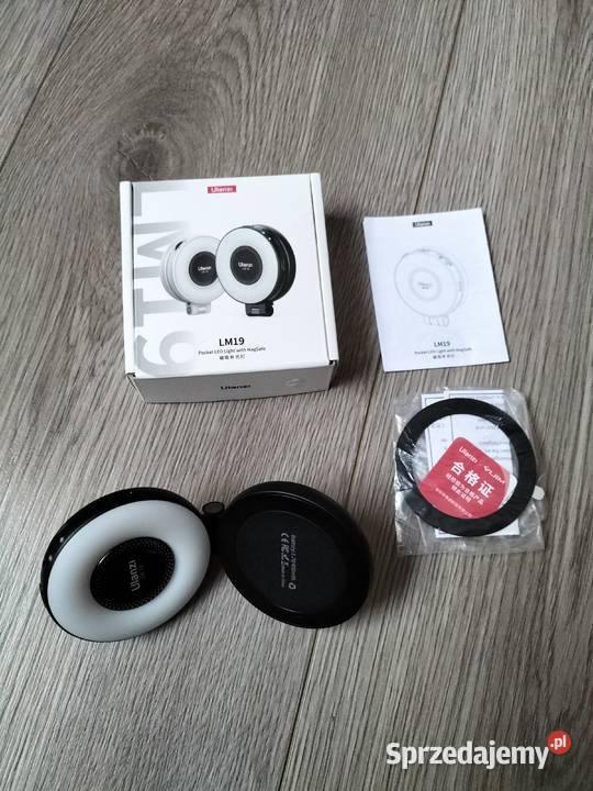 Nowa lampa LED Ulanzi LM19 Magsafe iPhone modelu Nowe