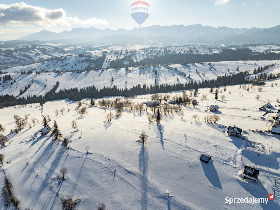 Sierockie Działka z widokiem na Tatry