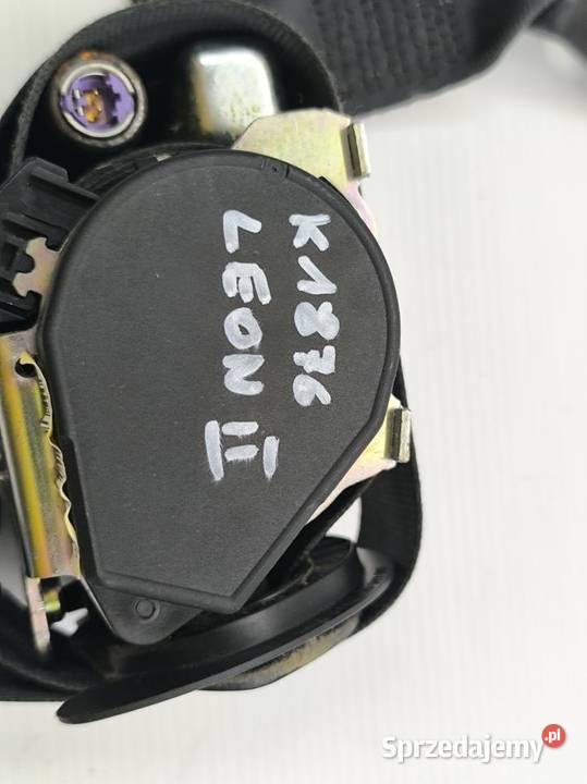 PAS BEZPIECZEŃSTWA LEWY PRZÓD SEAT LEON II 18 osobowe Pasy bezpieczeństwa