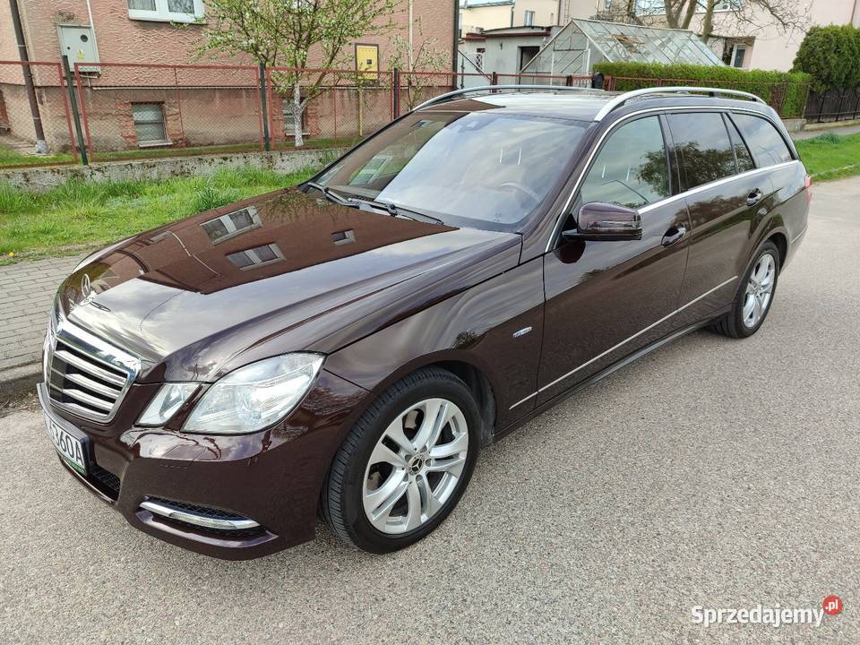 Mercedes E350 CDI 4Matic 2012r 265 Bezwypadkowy Zarejestrowany w Polsce Klasa E Starogard Gdański sprzedam