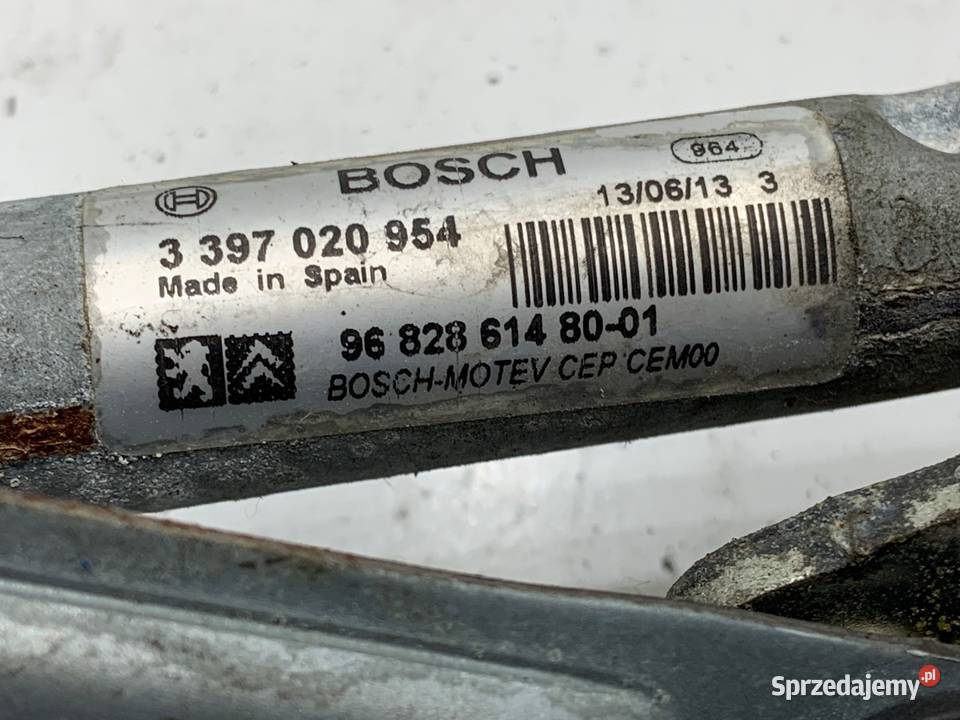 MECHANIZM WYCIERACZEK PRZÓD CITROEN BERLINGO II