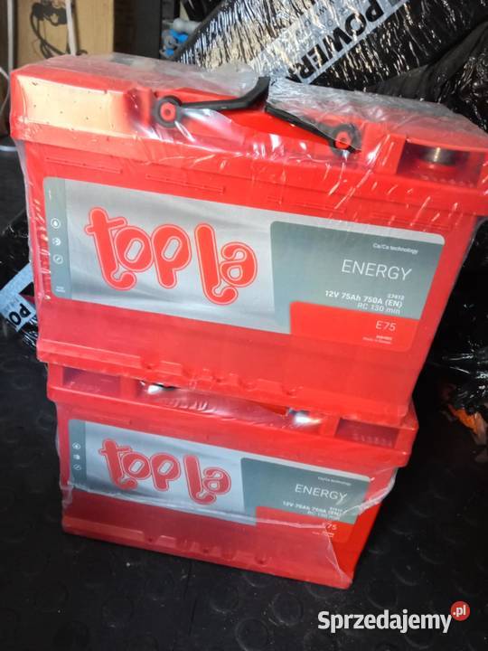 Topla Akumulator 12V75ah 750A Siedlce sprzedam