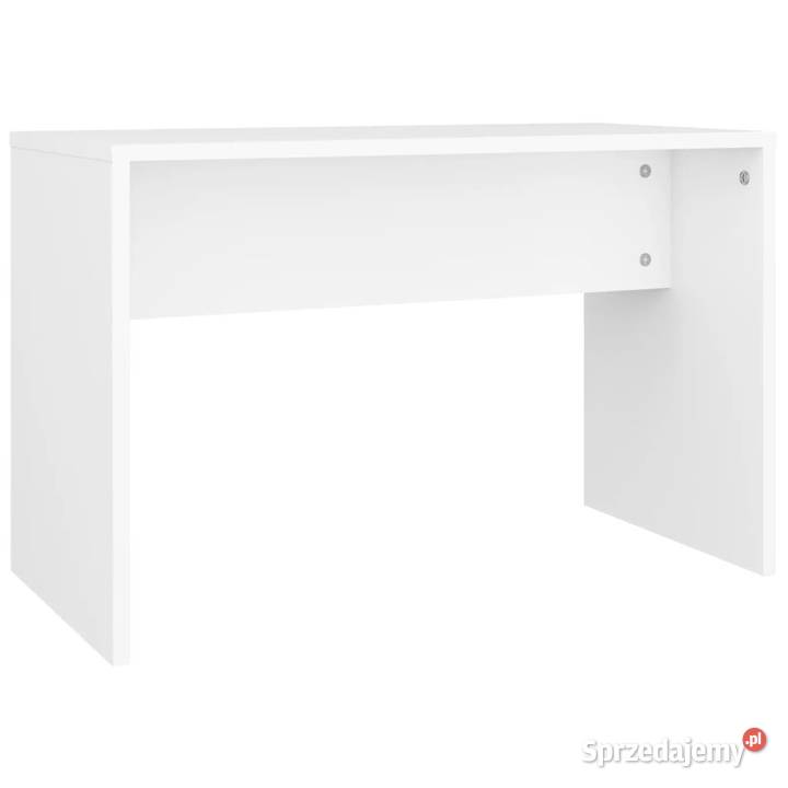 Stołek do toaletki biały 70x35x45 materiał Warszawa