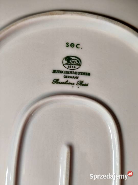 Półmisek Hutschenreuther Porcelaine Rose lubelskie Chełm
