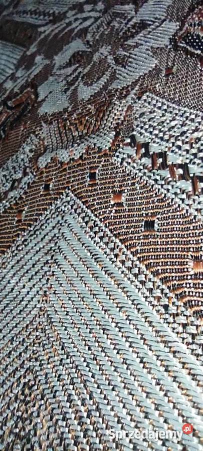 Oldschool reprezentacyjny duży stary obrus kapa Ruda Śląska