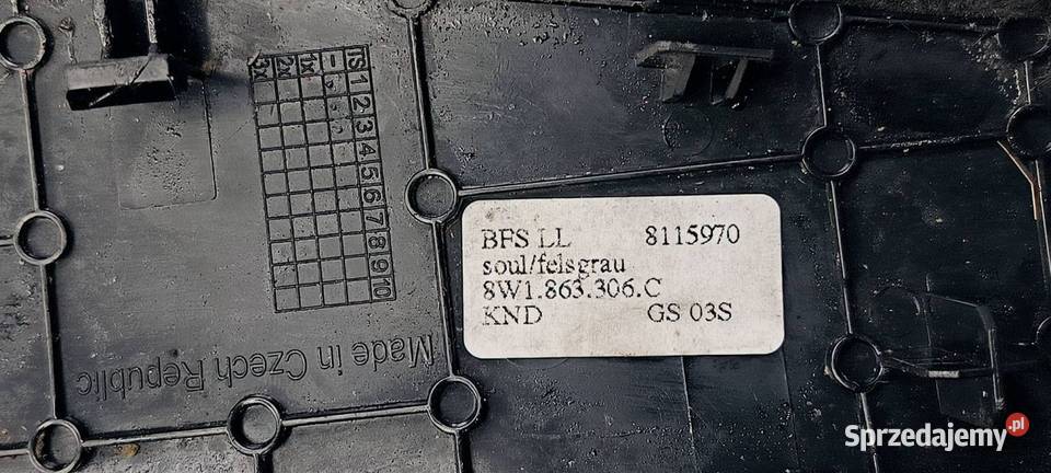 OSŁONA AUDI A4 B9 QUATTRO 8W1863305C 8W1863306C Pozostałe kujawsko-pomorskie