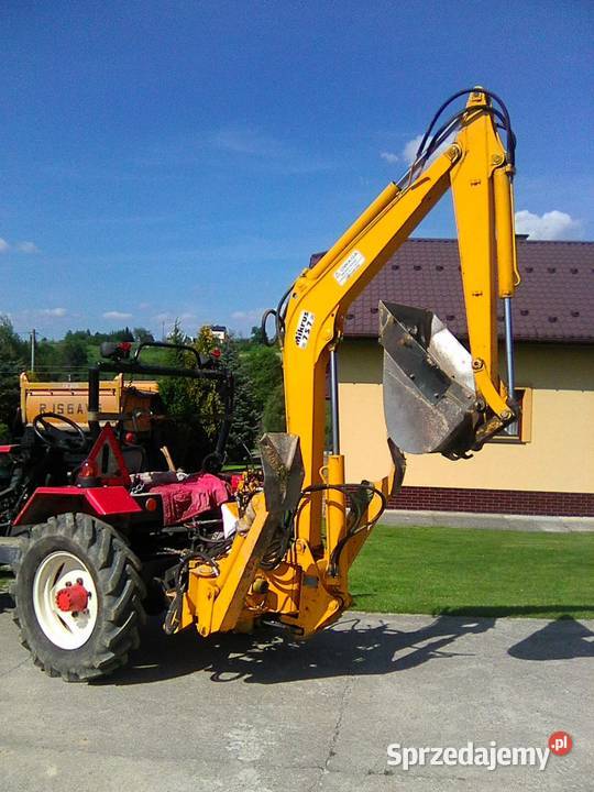 Ciągnik SAM minikoparka Biecz