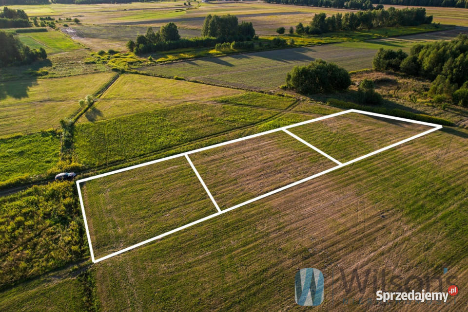 sprzedaży gruntu 876m2 Pilawa sprzedam