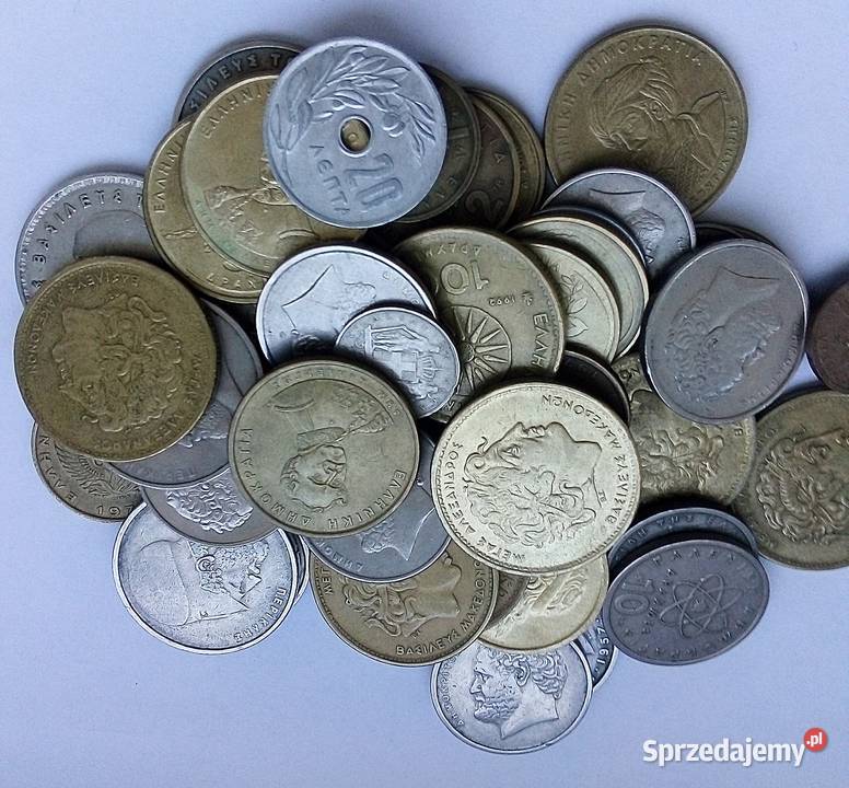 GRECJA46 MONETLEPTY DRACHMY Legionowo sprzedam