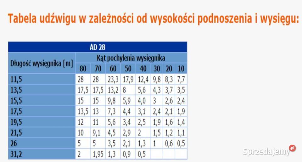 Dźwig Żuraw samojezdny TATRA AD28 nie Łazy