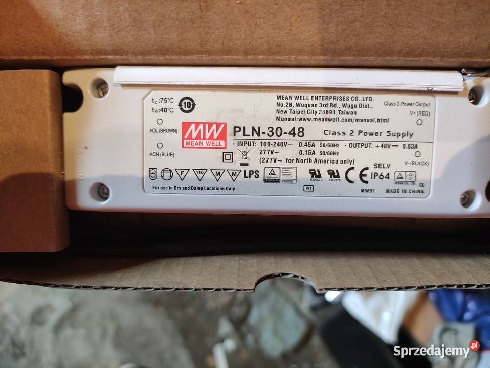 Sterownik LED Transformator LED Mean Well łódzkie Piotrków Trybunalski sprzedam