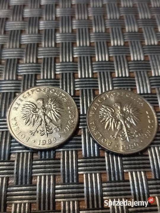 Sprzedam 20 zl 1989 i 20 zl 1990 okolomennicze Numizmatyka lubelskie Chełm