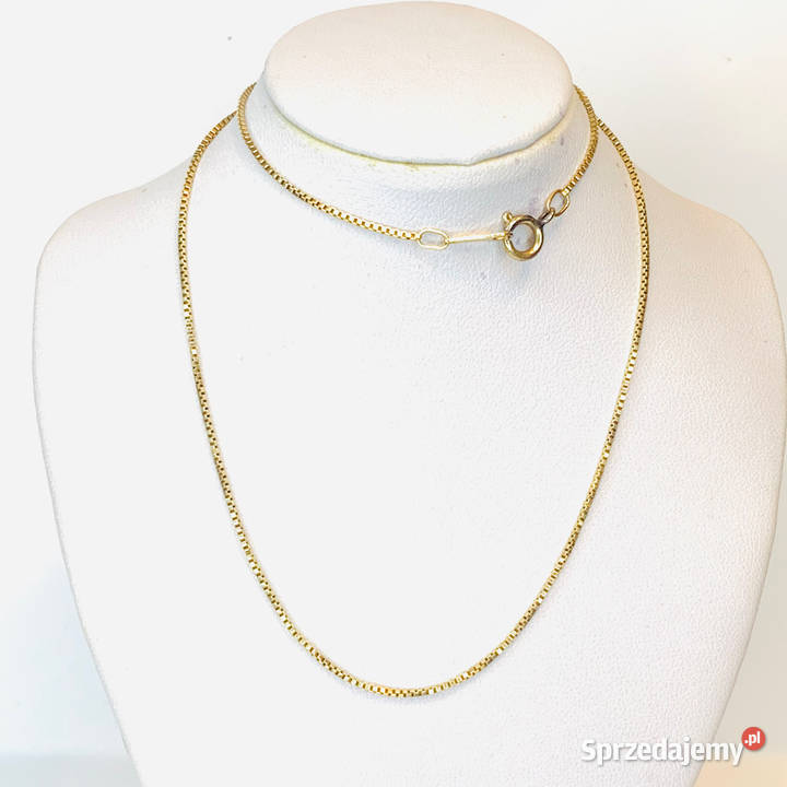 Złoty ŁAŃCUSZEK damski 585 14K WENECJANA 39 Warszawa sprzedam