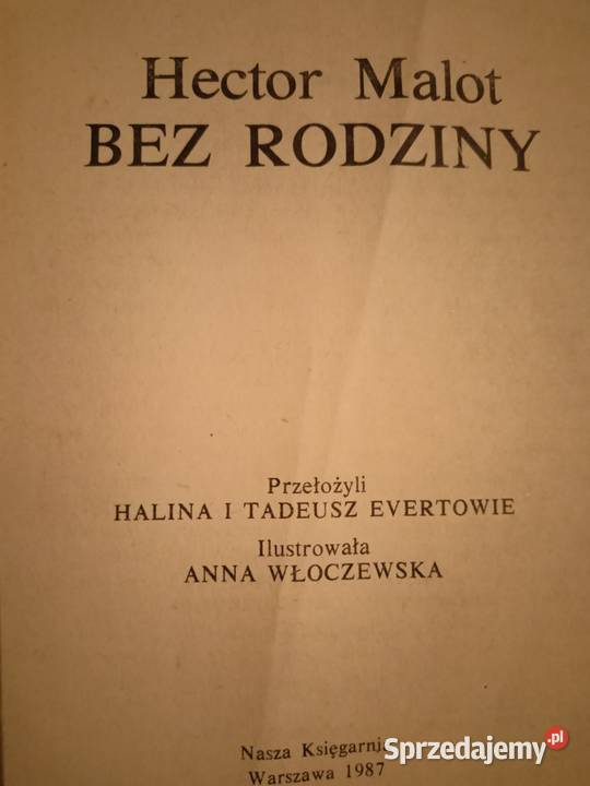 Bez rodziny książki Warszawa księgarnia Praga miękka sprzedam