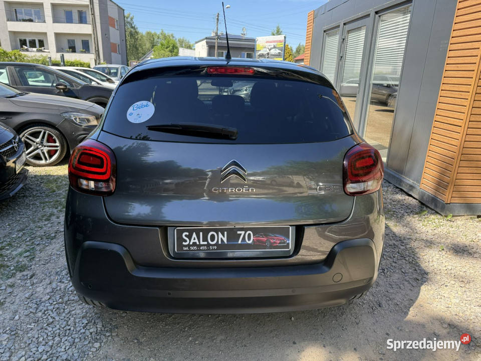 Citroen C3 12 Turbo 76 Tkm Navi Kamera czujnik zmierzchu Częstochowa