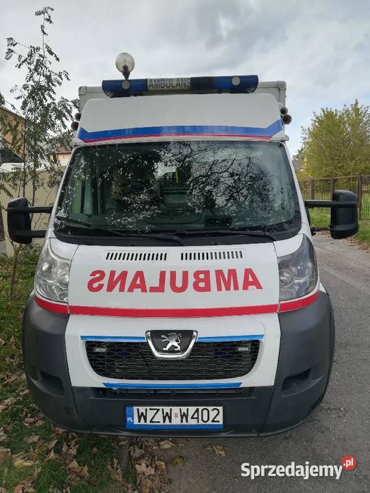 Peugeot boxer ambulans 30 noszę stryker kontener Zalesie