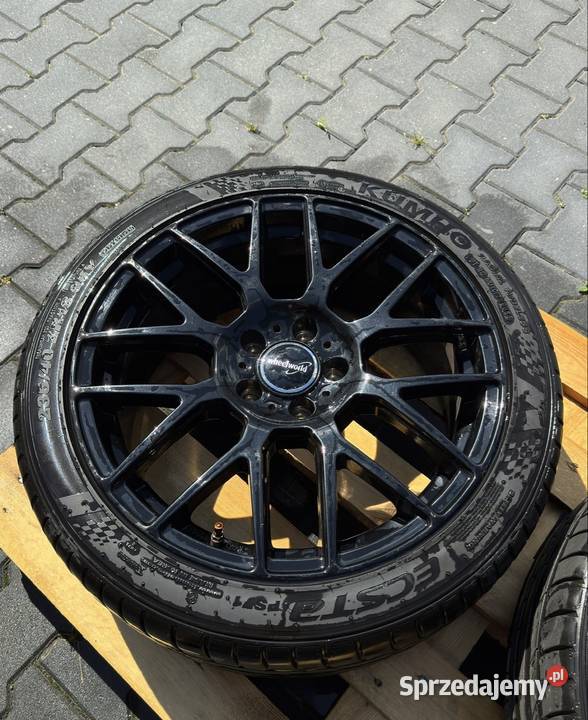 Felgi 18 WheelWorld Czarne Plus Opony Średnica 18" lubelskie