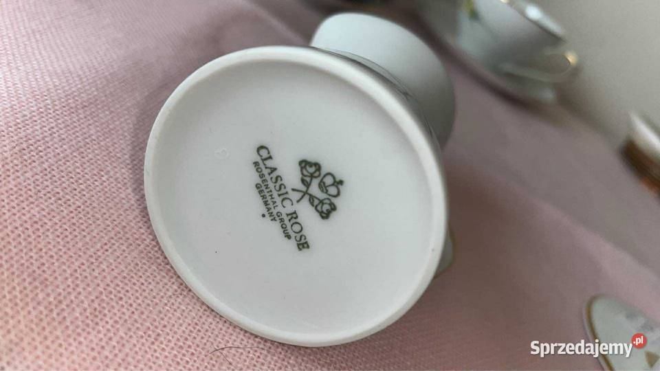 Mlecznik Seria Schattenrose Rosenthal Model Form Porcelana i szkło