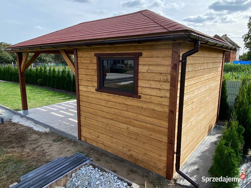 Altana ogrodowa z domkiem narzędziowym 3m x 5m sprzedam