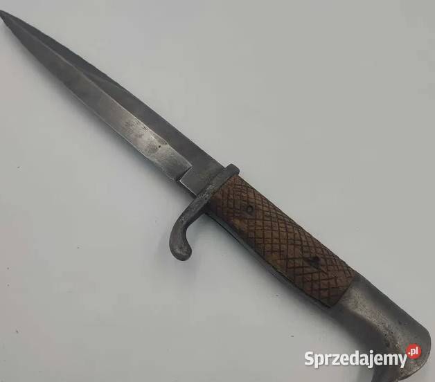 Nóż okopowy z okresu I WŚ sygnowany CE Carl Katowice