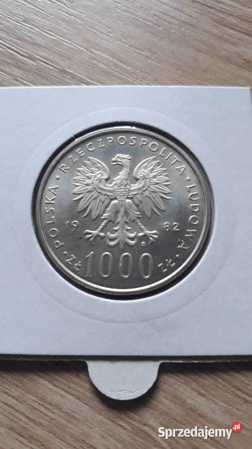 1000 Papież Jan Paweł II 1982 rMennicza 3 wielkopolskie Konin