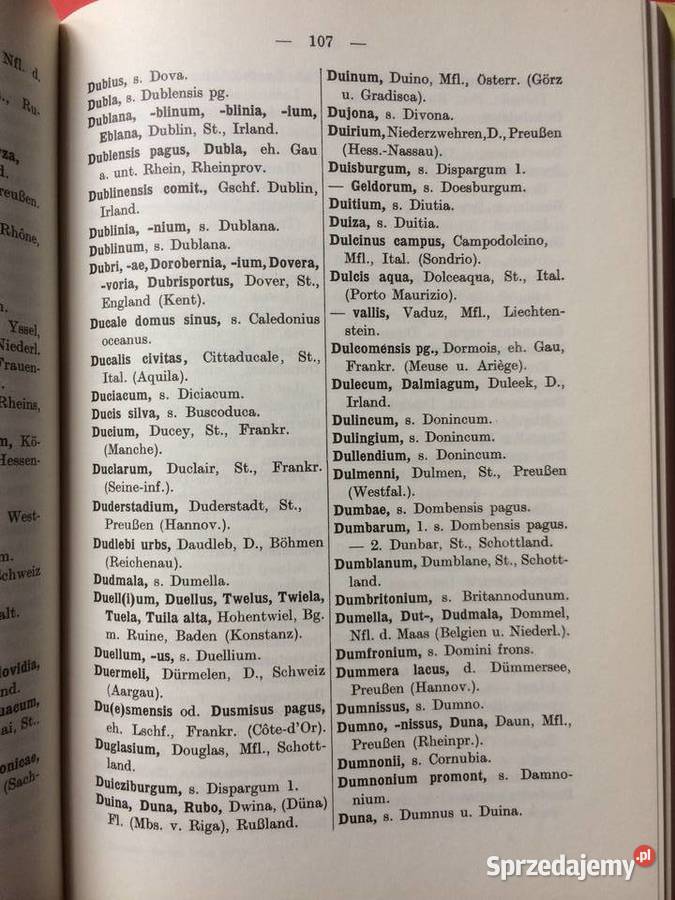 2991 Indeks Najważniejszych Łacińskich Szczecin