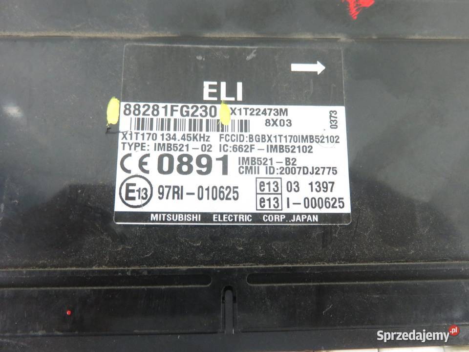 MODUŁ KOMFORTU SUBARU IMPREZA III GR GH G3