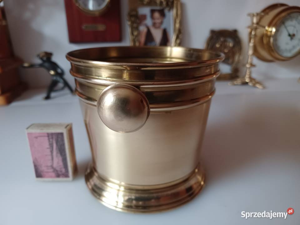 Mosiężna donica Kolekcja