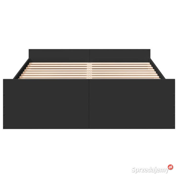 Rama łóżka z szufladami czarna 135x190 WM3280315 Warszawa