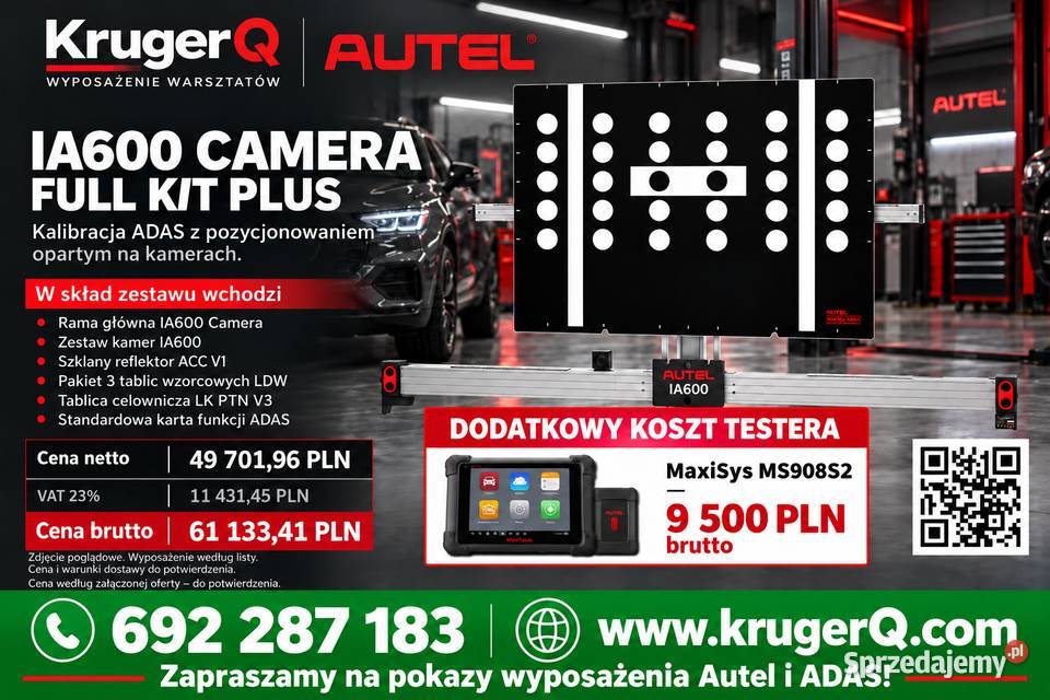 Autel IA900WA Pakiet ADAS BASIC TIRE Bielsko-Biała sprzedam