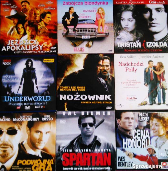 Filmy na DVD x 9 Licencja do wypożyczania mazowieckie Warszawa