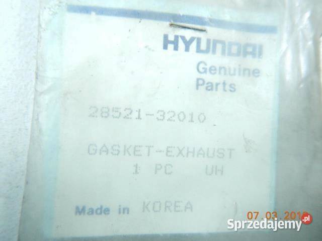 USZCZELKA KOLEKTORA WYDECHOWEGO HYUNDAI SONATA osobowe lubelskie