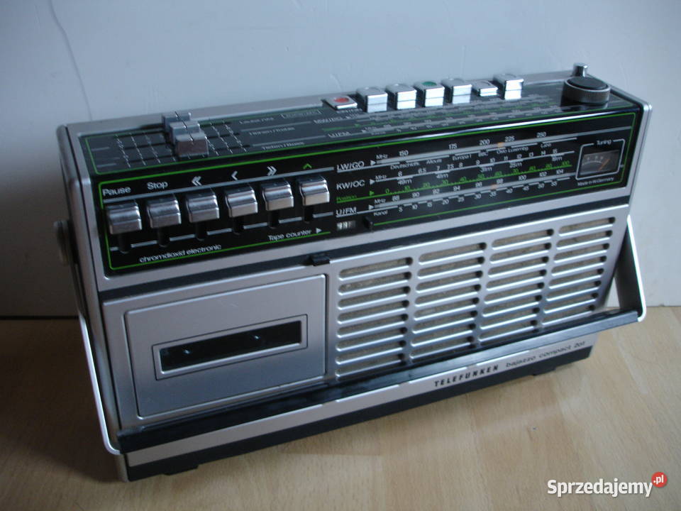 Radiomagnetofon TELEFUNKEN BAJAZZO COMPACT 201 Pozostałe Antyki, Sztuka, Kolekcje Zielona Góra