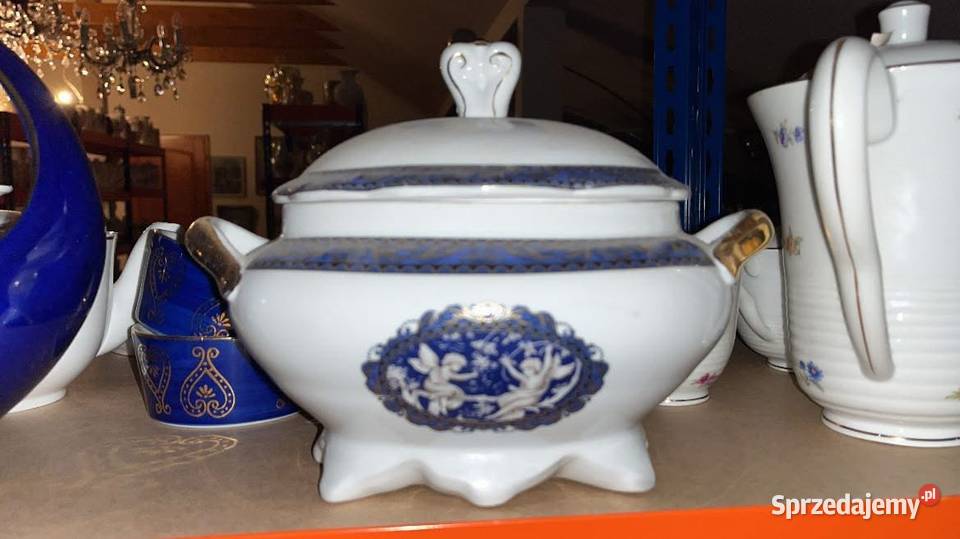 Waza na stopach Z aniołkami Z kobaltem