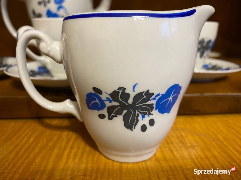 Porcelanowy serwis kawowy Włocławek PRL Rzgów