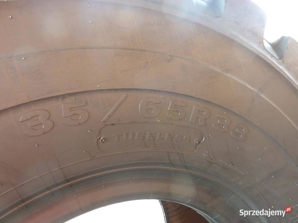 Opona używana przemysłowa 3565R33 BRIDGESTONE Zaścianki
