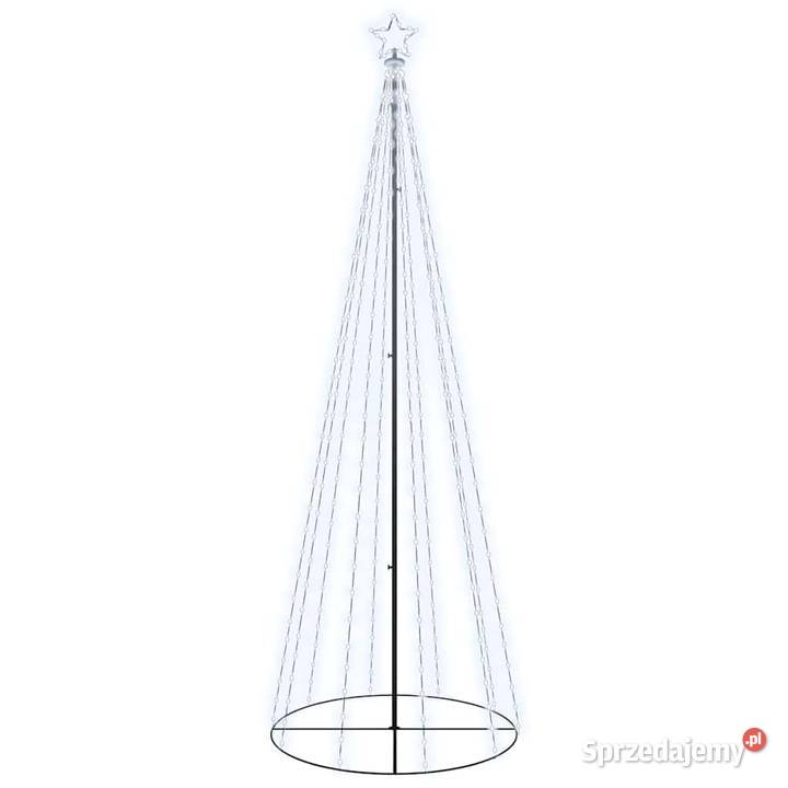 vidaXL Choinka stożkowa 310 zimnych białych LED Warszawa