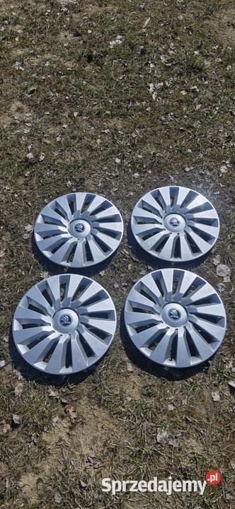 16 ORYGINALNE KOŁPAKI SKODA 5E0 601 147 6 podkarpackie Brzozów sprzedam