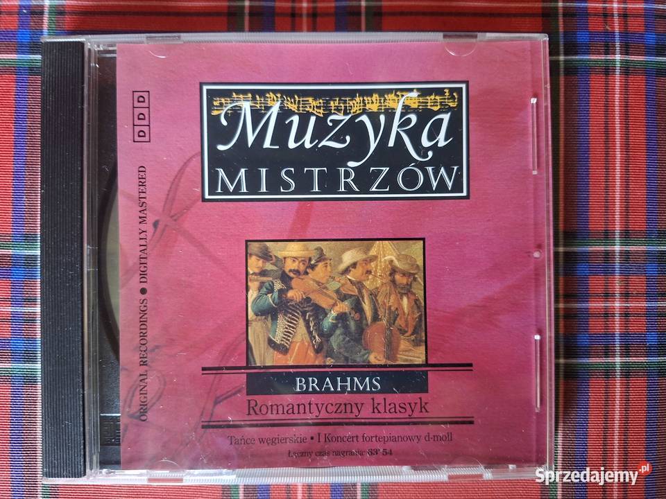 Muzyka mistrzów Brahms Romantyczny klasyk CD małopolskie Kraków