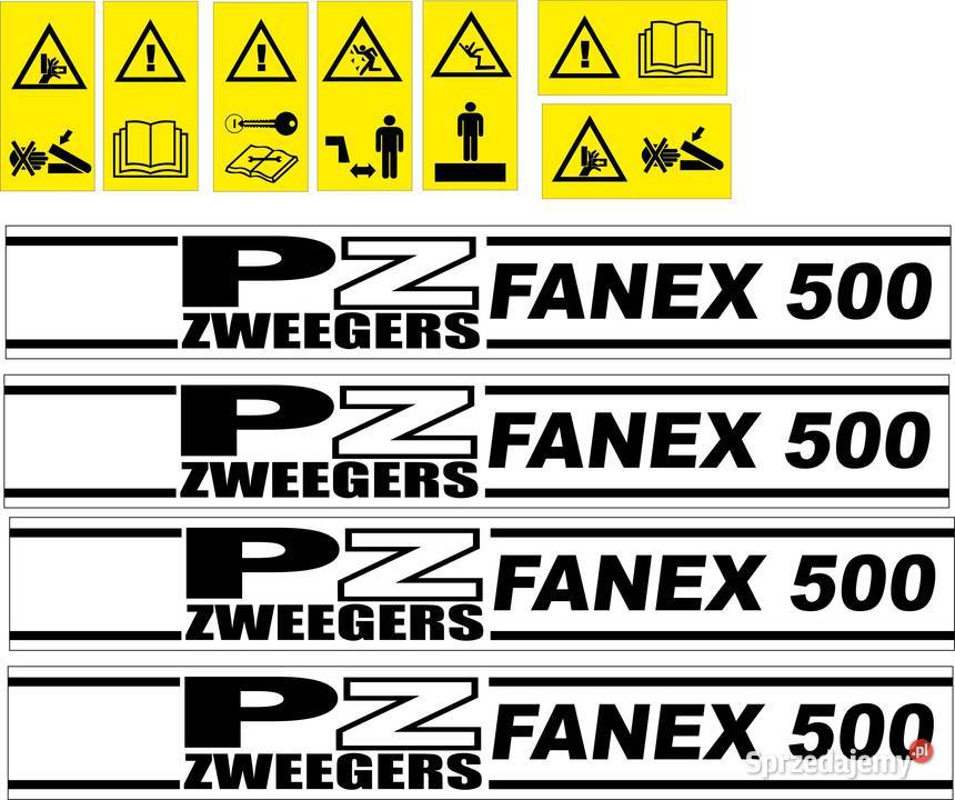 Naklejki PZ Fanex 500 zamienniki kujawsko-pomorskie Bydgoszcz