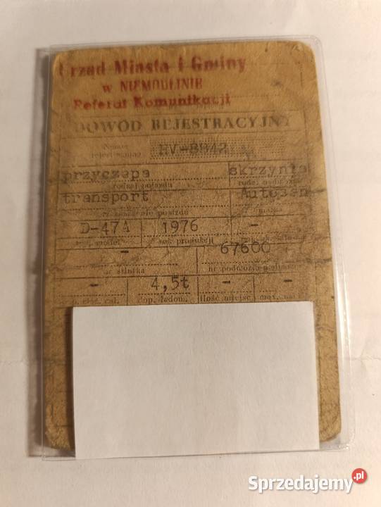 Pozostałości przyczepy Autosan D47 A Pozostałość Opole